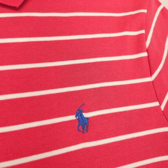Polo by Ralph Lauren Collared Short Sleeve Polo Shirt Mens Size Medium M Pink - Picture 4 of 9